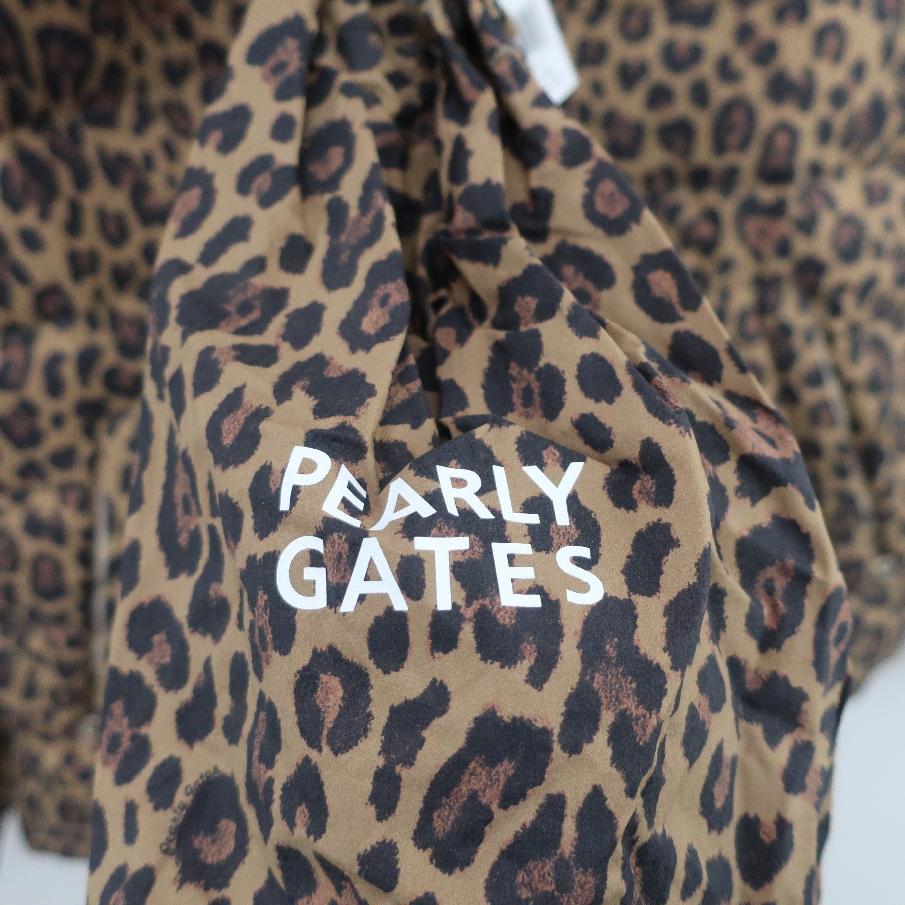 PEARLY GATES(パーリーゲイツ) 撥水 2WAY ダウンブルゾン レオパード柄 レディース 1 055-2220004 N