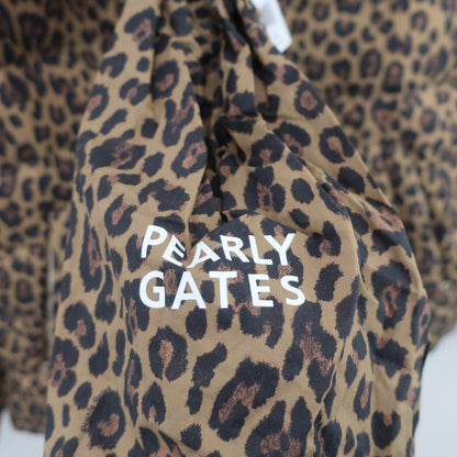 PEARLY GATES(パーリーゲイツ) 撥水 2WAY ダウンブルゾン レオパード柄 レディース 1 055-2220004 N