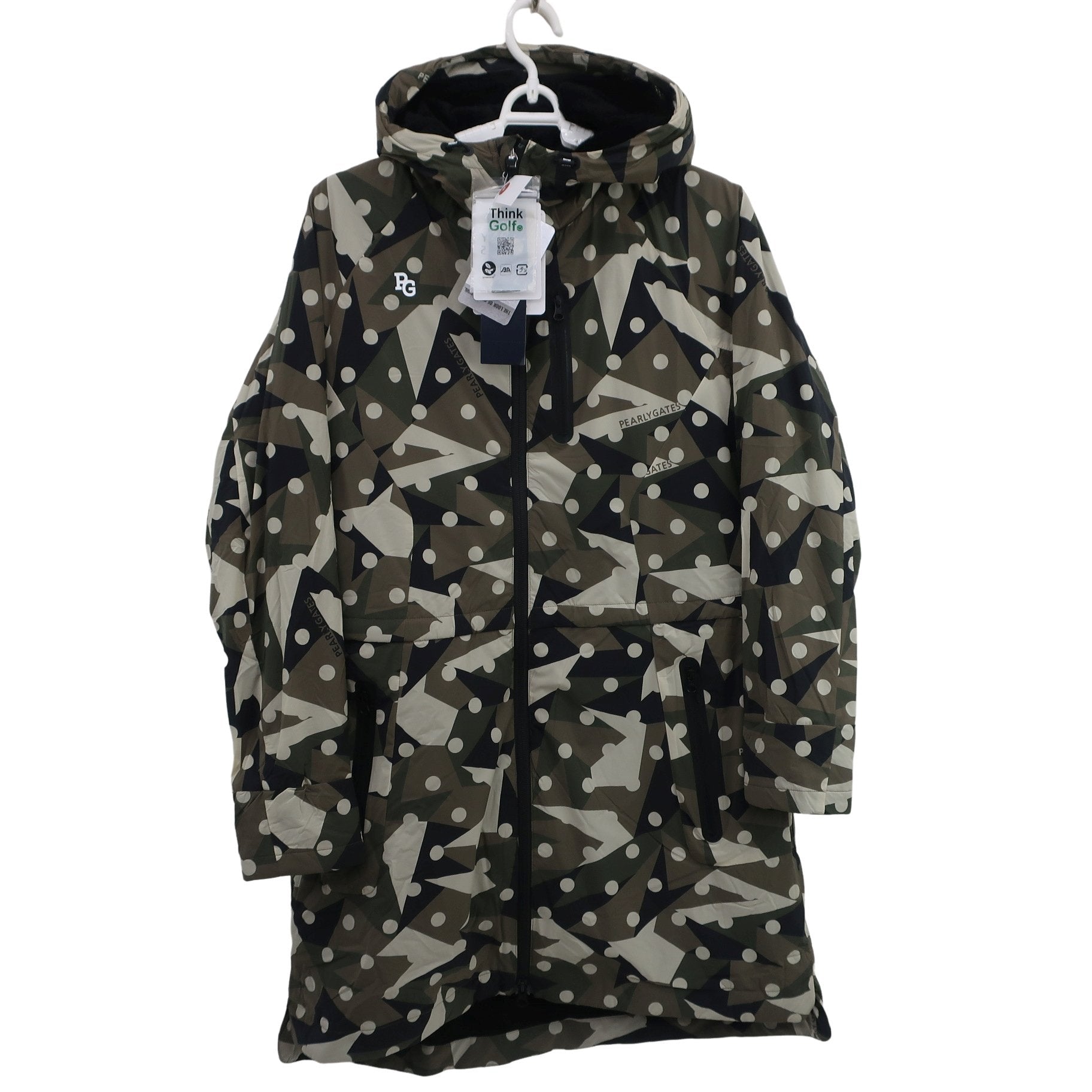 PEARLY GATES(パーリーゲイツ) フーディコート カモドット レディース 1 055-2224104 N