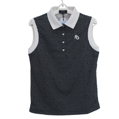 PEARLY GATES(パーリーゲイツ) ポロシャツ ネイビー白総柄 レディース 1 055-2260624 N