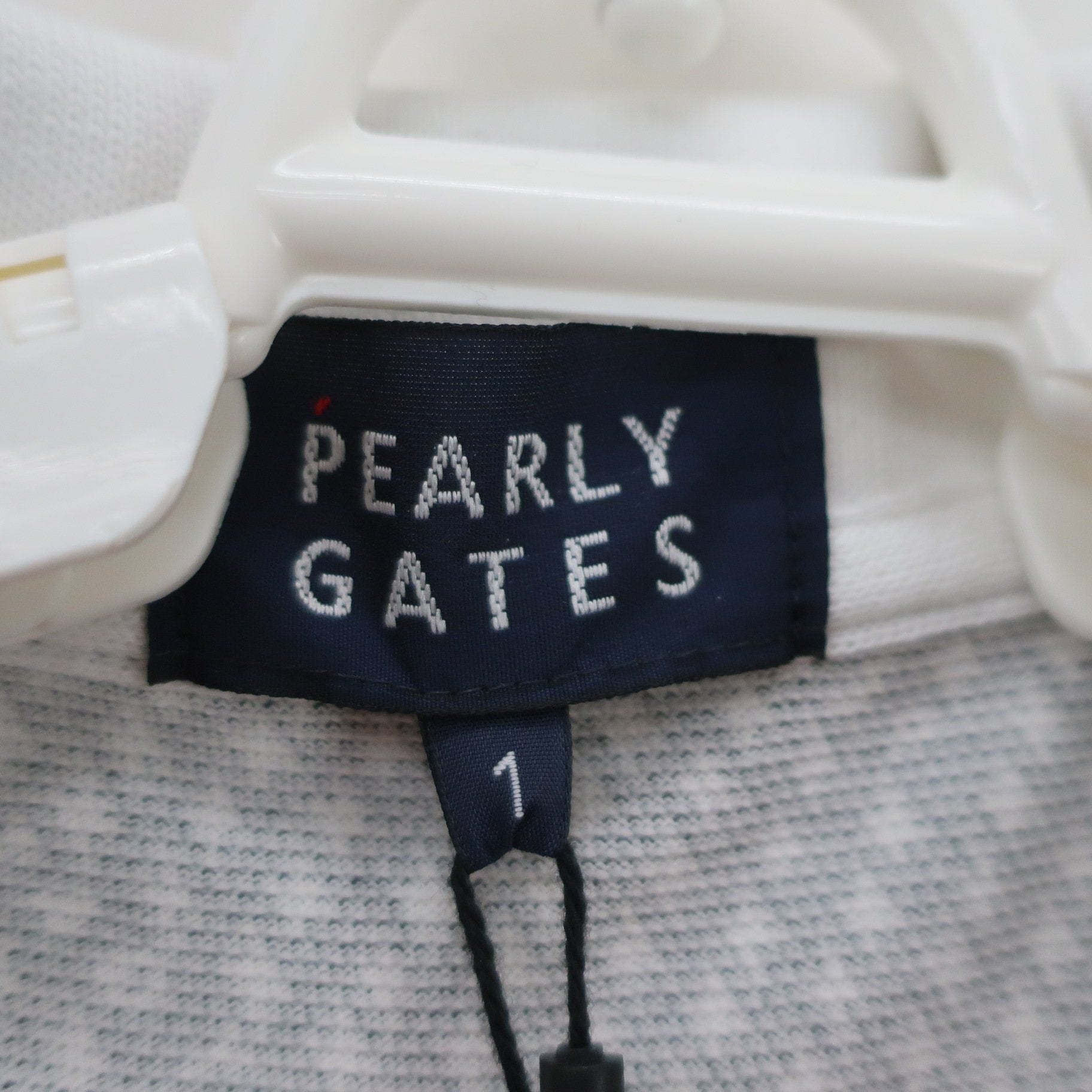 PEARLY GATES(パーリーゲイツ) ポロシャツ ネイビー白総柄 レディース 1 055-2260624 N
