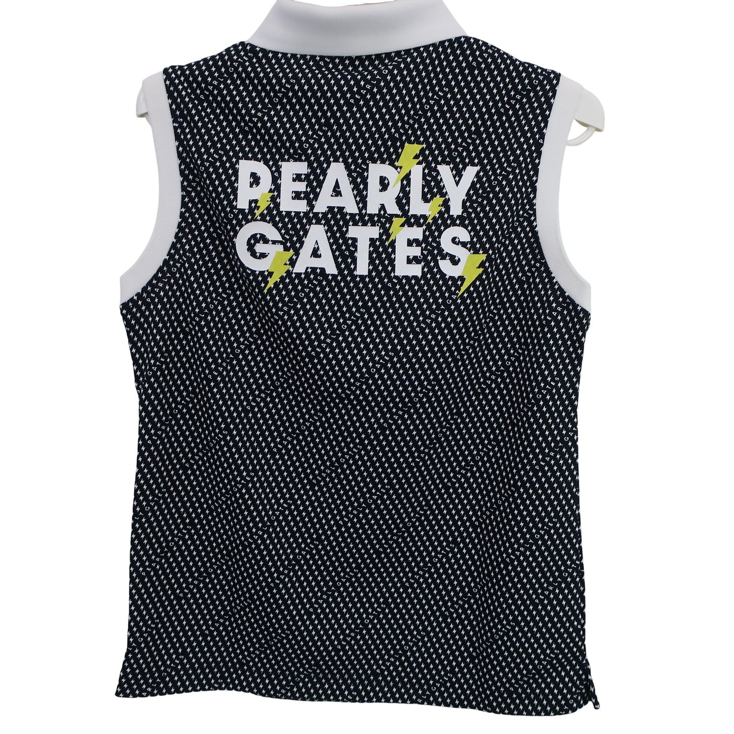 PEARLY GATES(パーリーゲイツ) ポロシャツ ネイビー白総柄 レディース 1 055-2260624 N