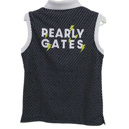 PEARLY GATES(パーリーゲイツ) ポロシャツ ネイビー白総柄 レディース 1 055-2260624 N