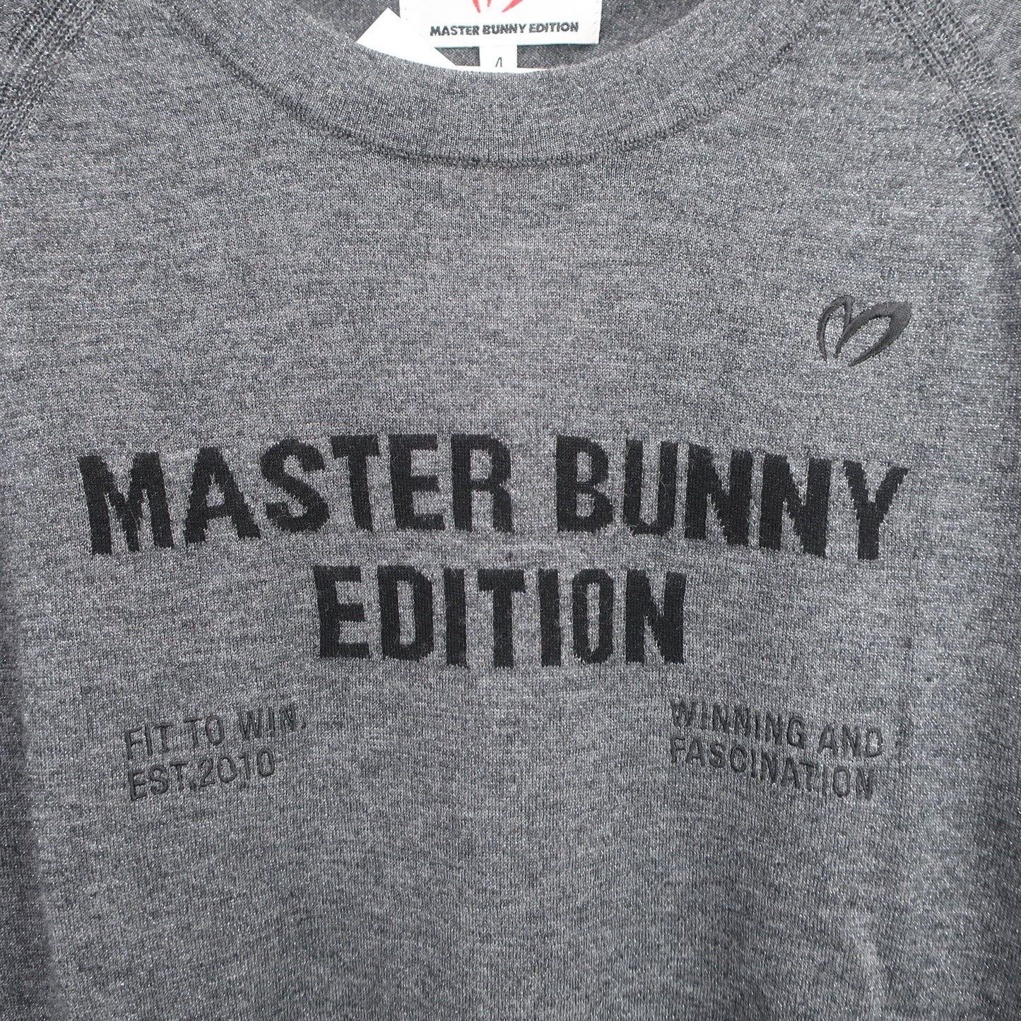 MASTER BUNNY EDITION(マスターバニーエディション) クルーネックニットセーター グレー メンズ 4 758-2270903 N