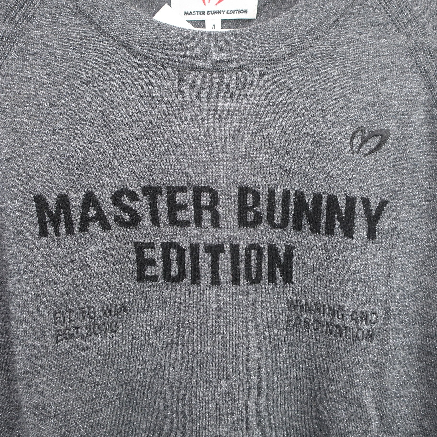 MASTER BUNNY EDITION(マスターバニーエディション) クルーネックニットセーター グレー メンズ 4 758-2270903 N