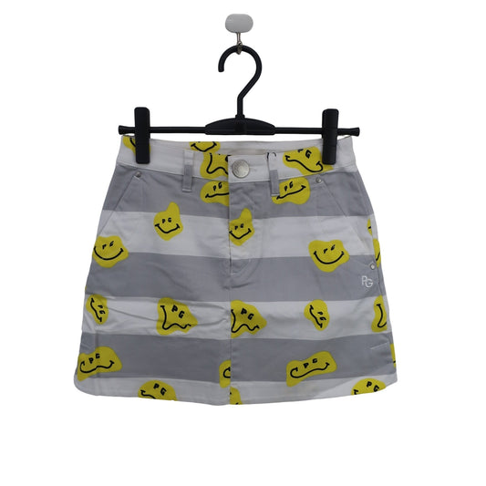 PEARLY GATES(パーリーゲイツ) スカート グレー白ニコちゃん柄 レディース 0 055-2234612 N