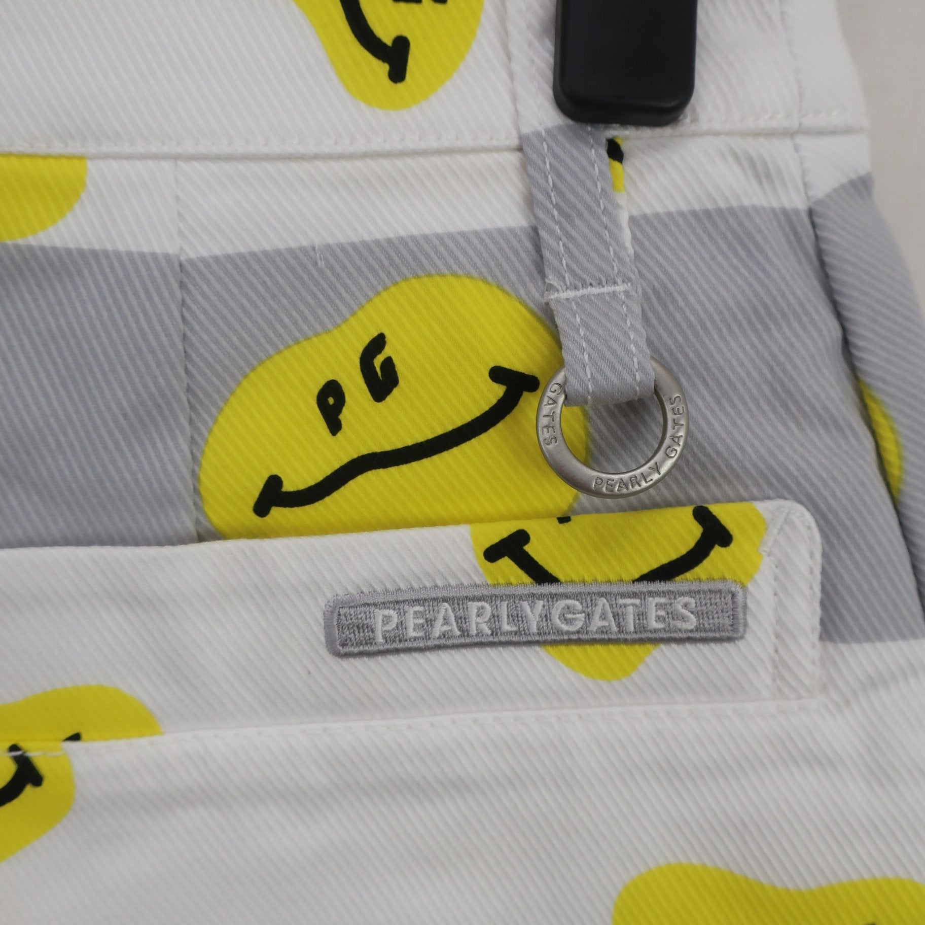 PEARLY GATES(パーリーゲイツ) スカート グレー白ニコちゃん柄 レディース 0 055-2234612 N