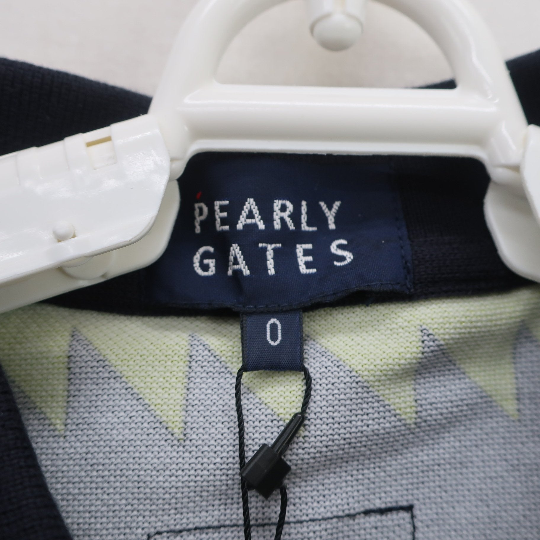 PEARLY GATES(パーリーゲイツ) ポロシャツ ネイビー黄色 レディース 0 055-2160602 N