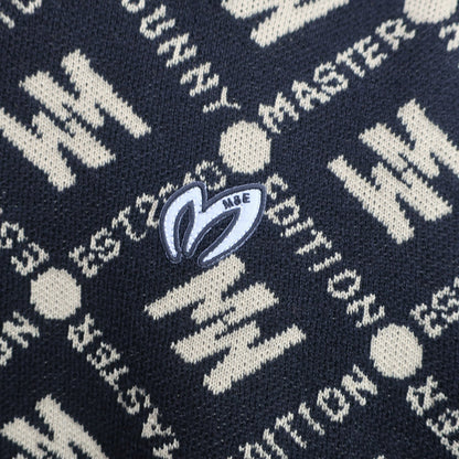 MASTER BUNNY EDITION(マスターバニーエディション) セーター 黒ベージュ総柄 メンズ 4 758-2270003 N