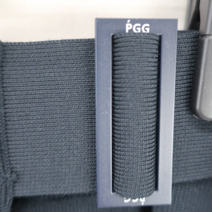 PGG by PEARLY GATES(ピージージー) ベルテッド ニットフレアスカート 黒 レディース 0 269-1234904 N