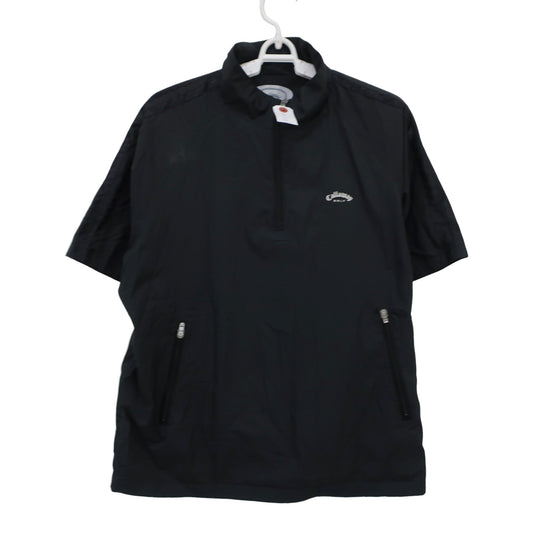 Callaway(キャロウェイ) 半袖ハーフジップスニード 黒 レディース LL 241-210847 B