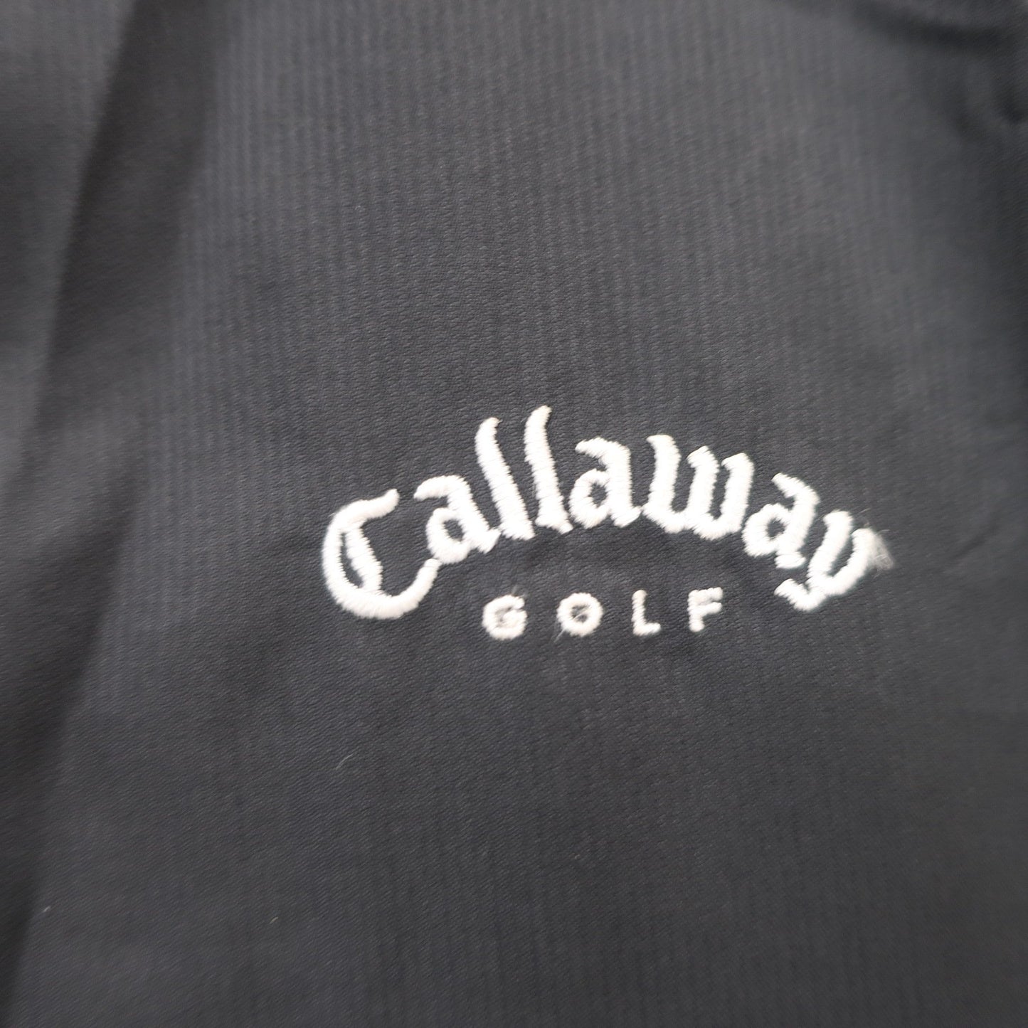 Callaway(キャロウェイ) 半袖ハーフジップスニード 黒 レディース LL 241-210847 B