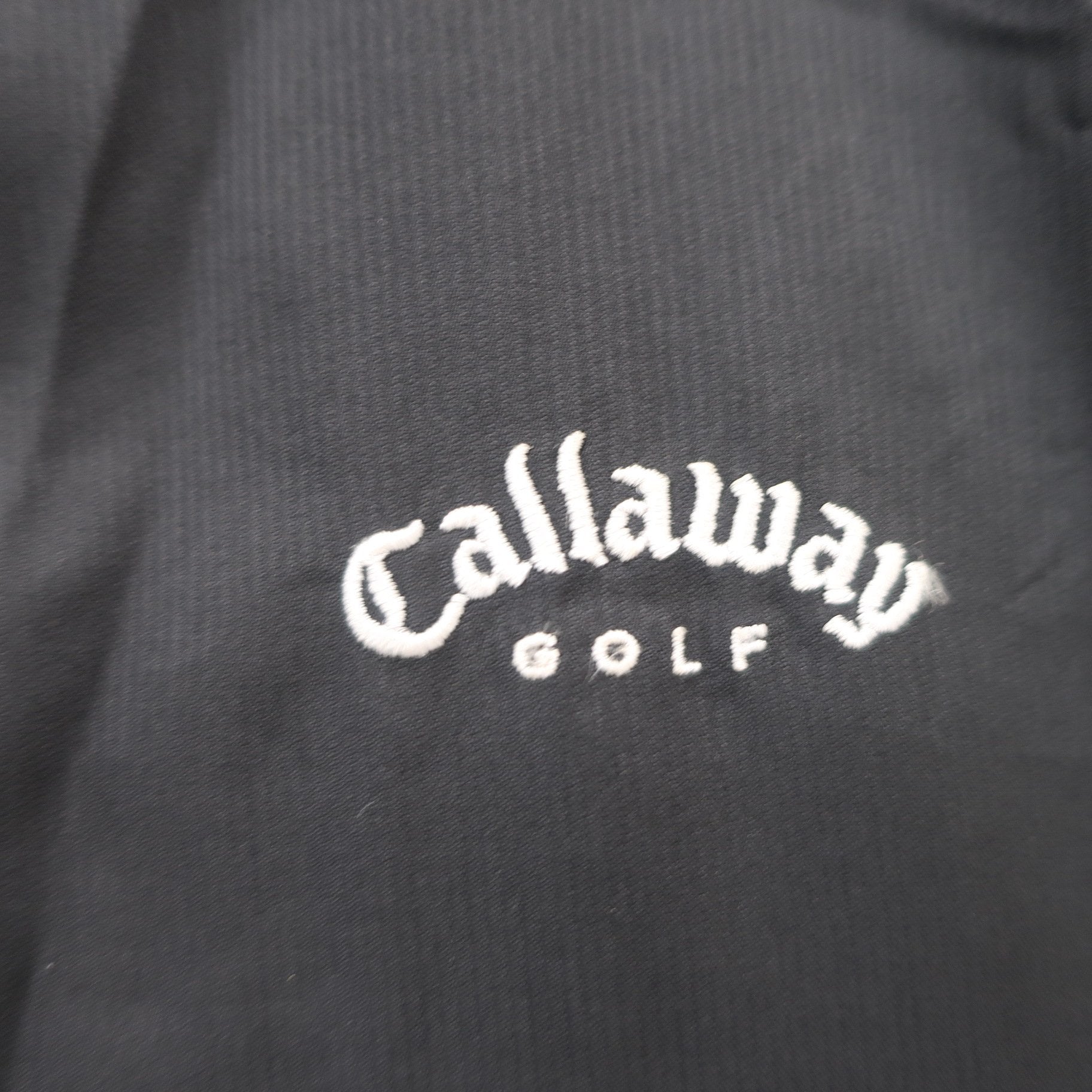Callaway(キャロウェイ) 半袖ハーフジップスニード 黒 レディース LL 241-210847 B
