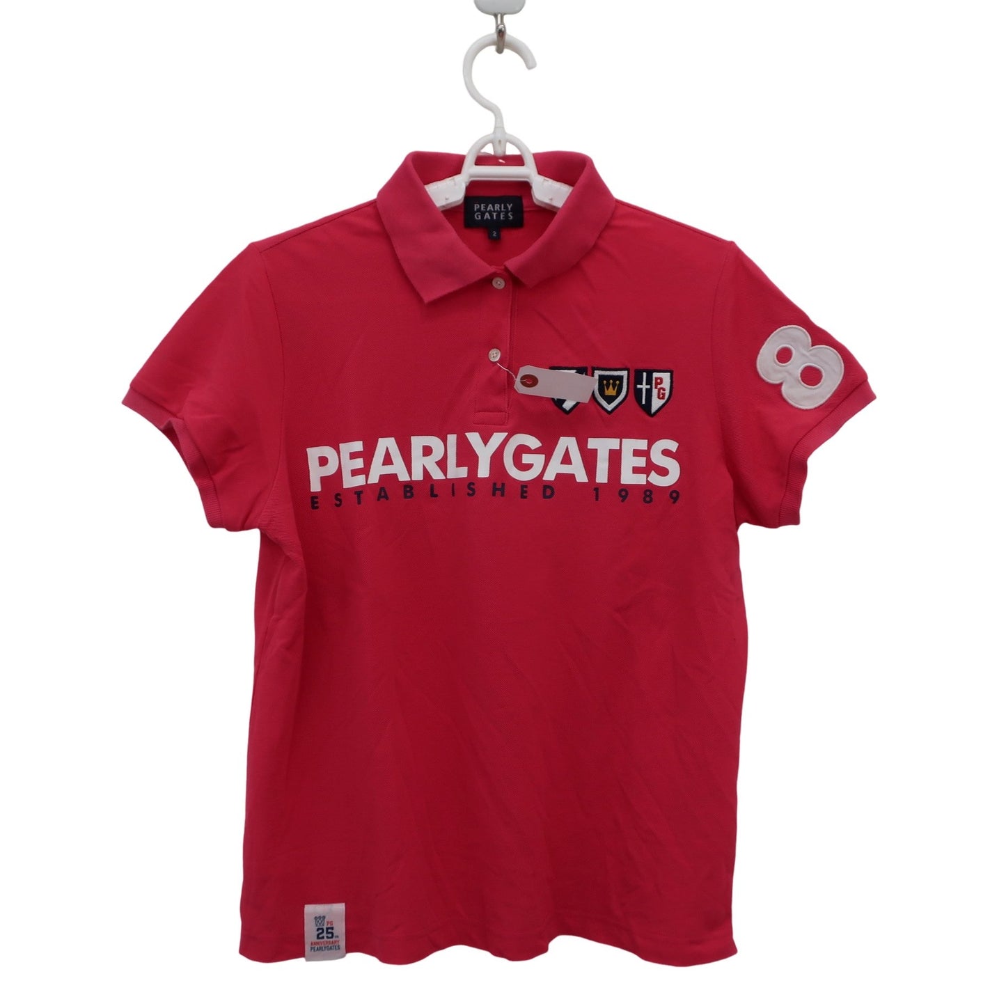 PEARLY GATES(パーリーゲイツ) ポロシャツ ピンク レディース 2 055-260705 B