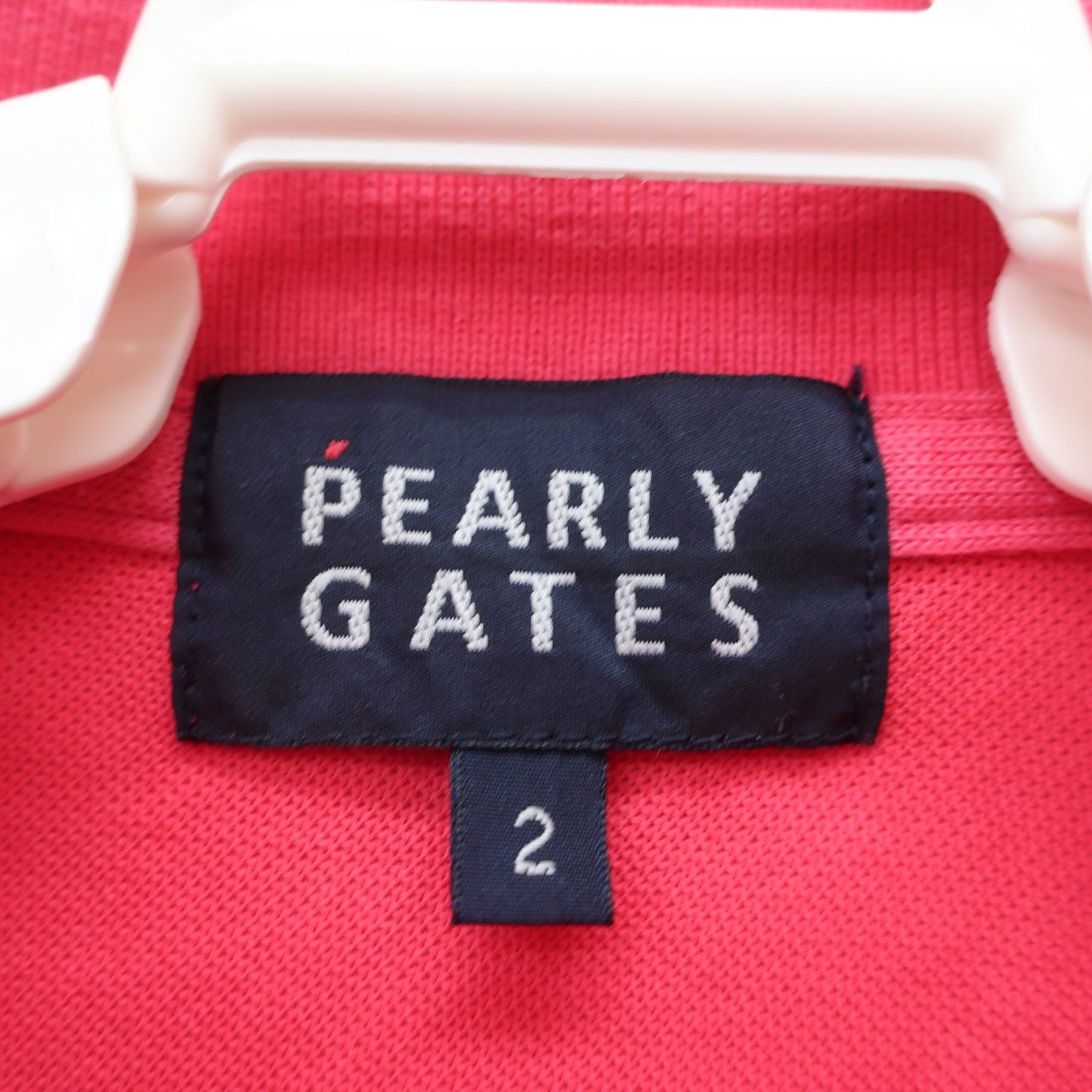 PEARLY GATES(パーリーゲイツ) ポロシャツ ピンク レディース 2 055-260705 B