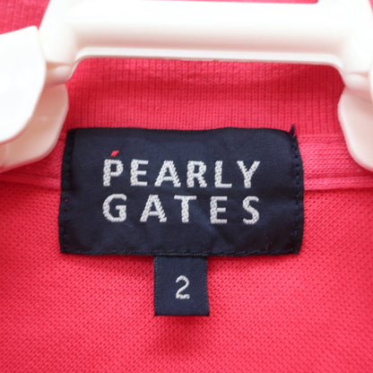 PEARLY GATES(パーリーゲイツ) ポロシャツ ピンク レディース 2 055-260705 B