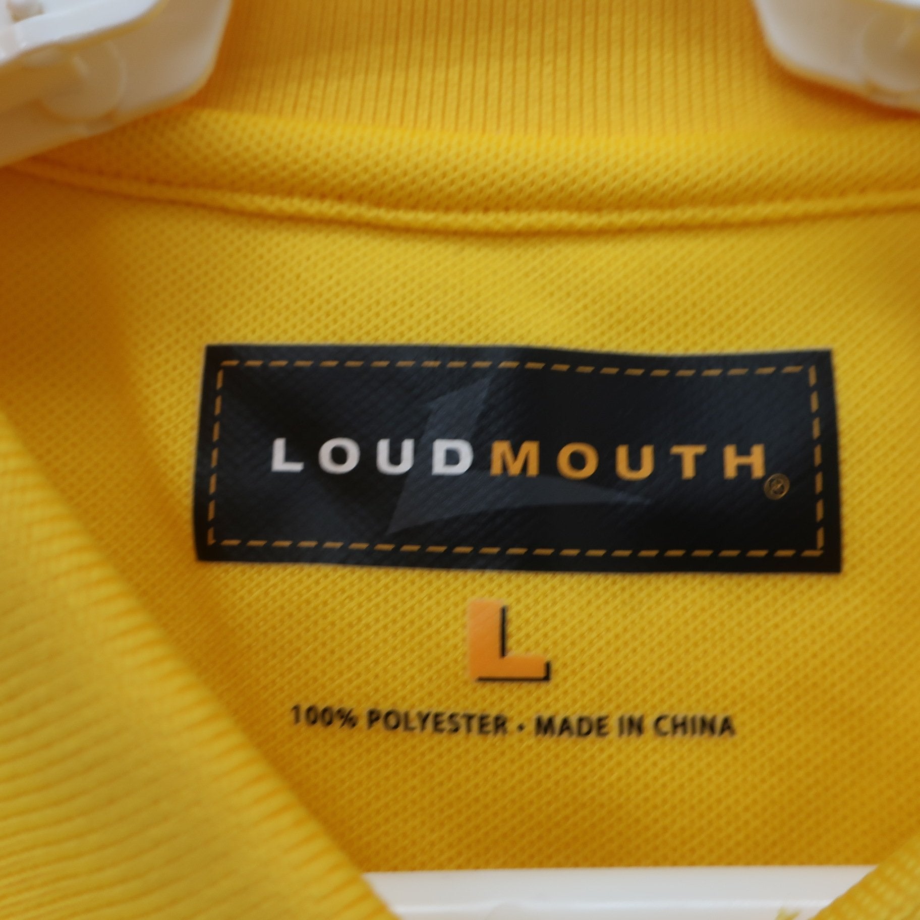 LOUDMOUTH(ラウドマウス) ポロシャツ 黄色 レディース L A