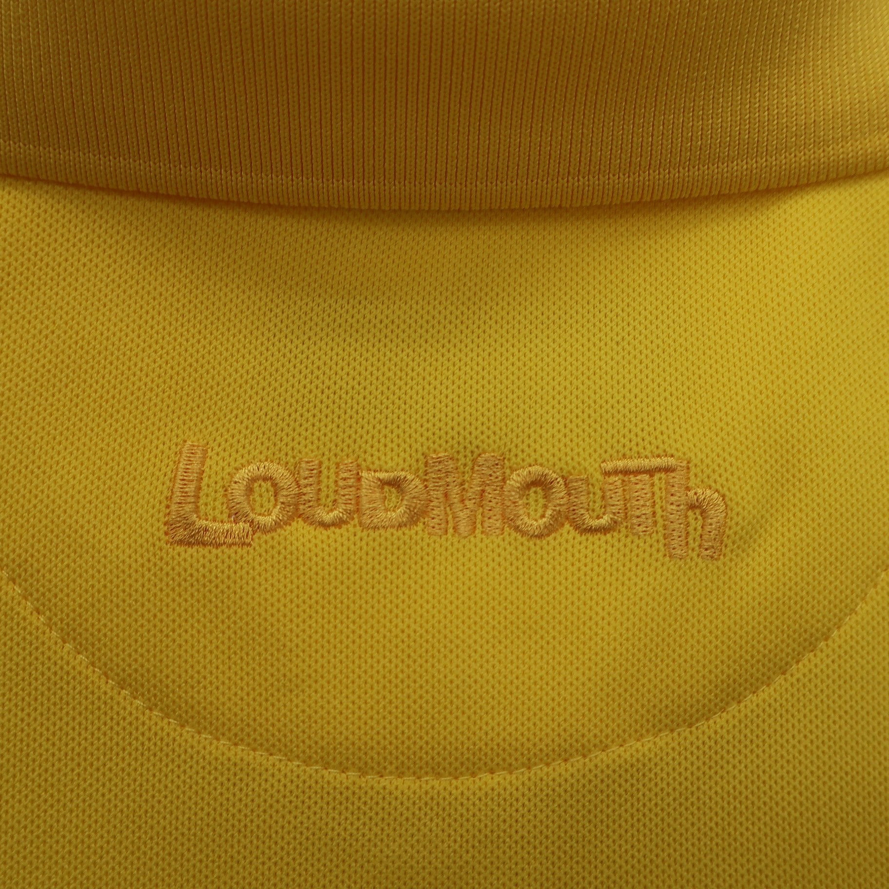 LOUDMOUTH(ラウドマウス) ポロシャツ 黄色 レディース L A