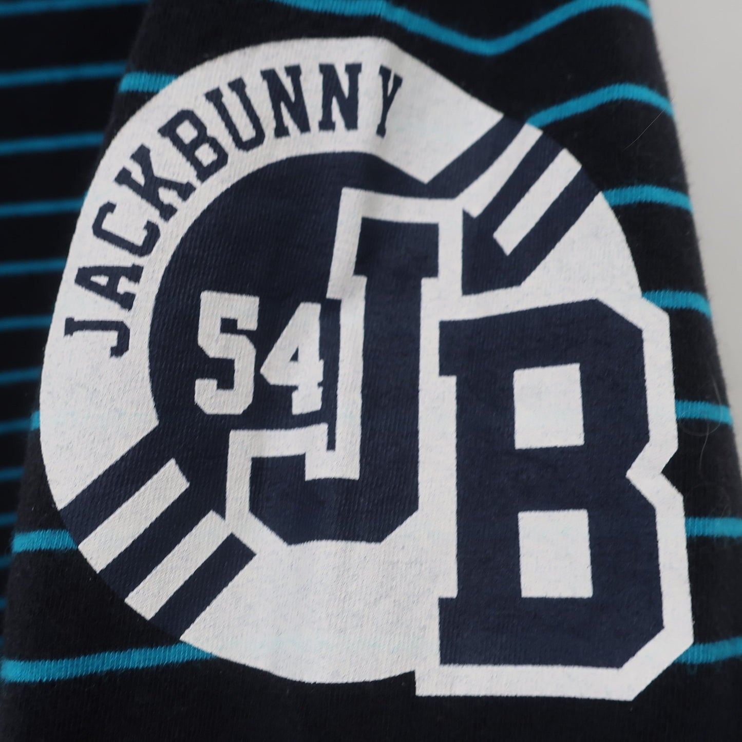 Jack Bunny(ジャックバニー) ハイネックシャツ ネイビー青ボーダー レディース 2 263-266914 B