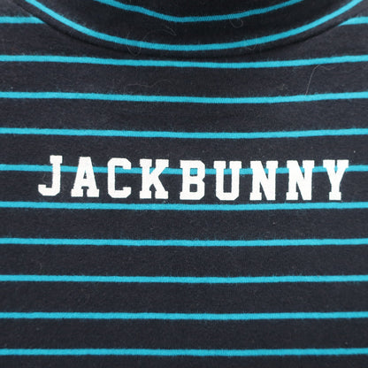 Jack Bunny(ジャックバニー) ハイネックシャツ ネイビー青ボーダー レディース 2 263-266914 B