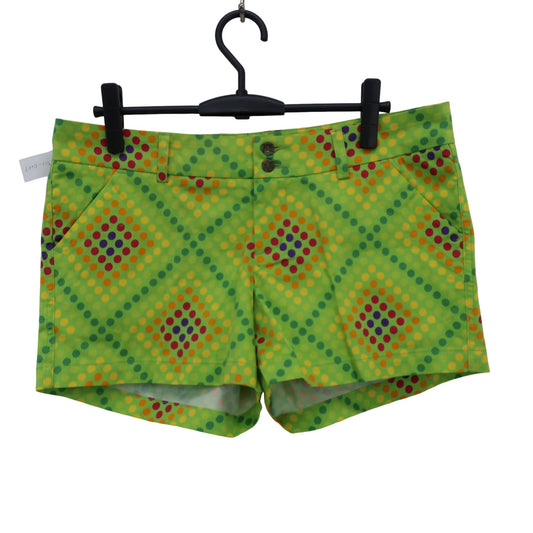 LOUDMOUTH(ラウドマウス) ショートパンツ 黄緑ドット柄 レディース US10 B
