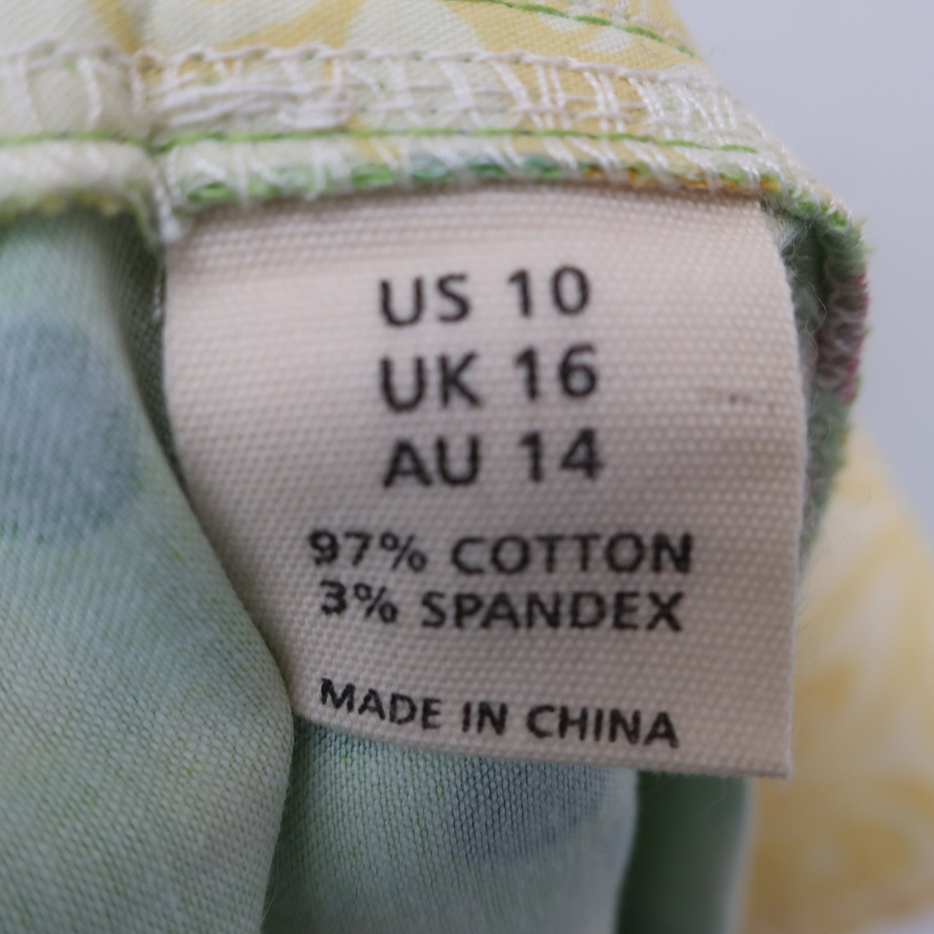 LOUDMOUTH(ラウドマウス) ショートパンツ 黄緑ドット柄 レディース US10 B