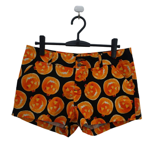 LOUDMOUTH(ラウドマウス) ショートパンツ 黒ハロウィン柄 レディース US 8 N