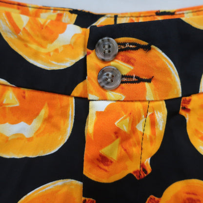 LOUDMOUTH(ラウドマウス) ショートパンツ 黒ハロウィン柄 レディース US 8 N