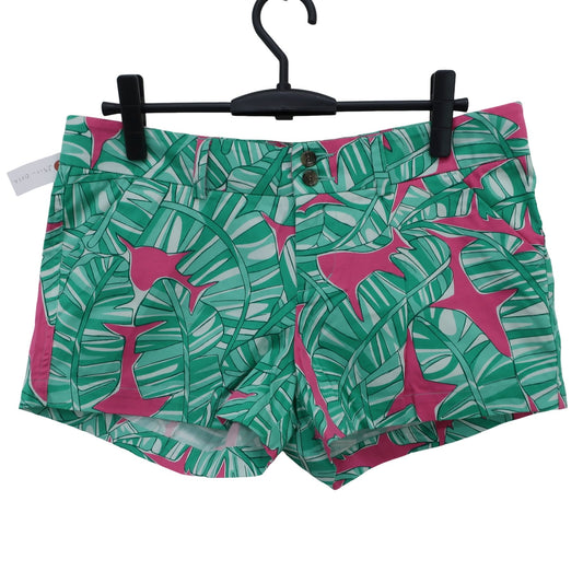 LOUDMOUTH(ラウドマウス) ショートパンツ 緑総柄 レディース US 8 B