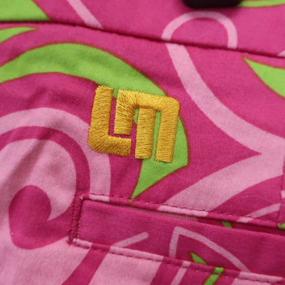 LOUDMOUTH(ラウドマウス) ショートパンツ ピンク総柄 レディース US 10 B