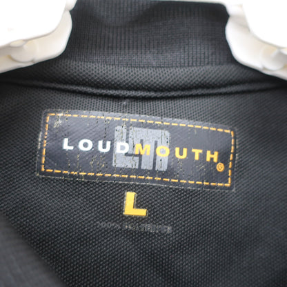 LOUDMOUTH(ラウドマウス) ポロシャツ 黒 レディース L A