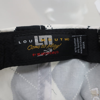 LOUDMOUTH(ラウドマウス) キャップ 白黒 レディース フリーサイズ B