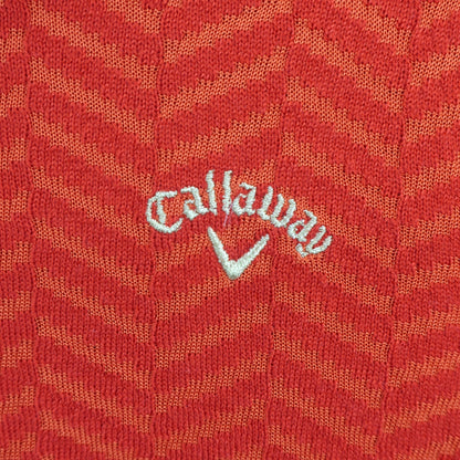 Callaway(キャロウェイ) ハイネックニットシャツ 赤 レディース S 241-9260809 N