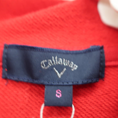 Callaway(キャロウェイ) プルオーバーパーカー 赤 レディース S C24117220 N