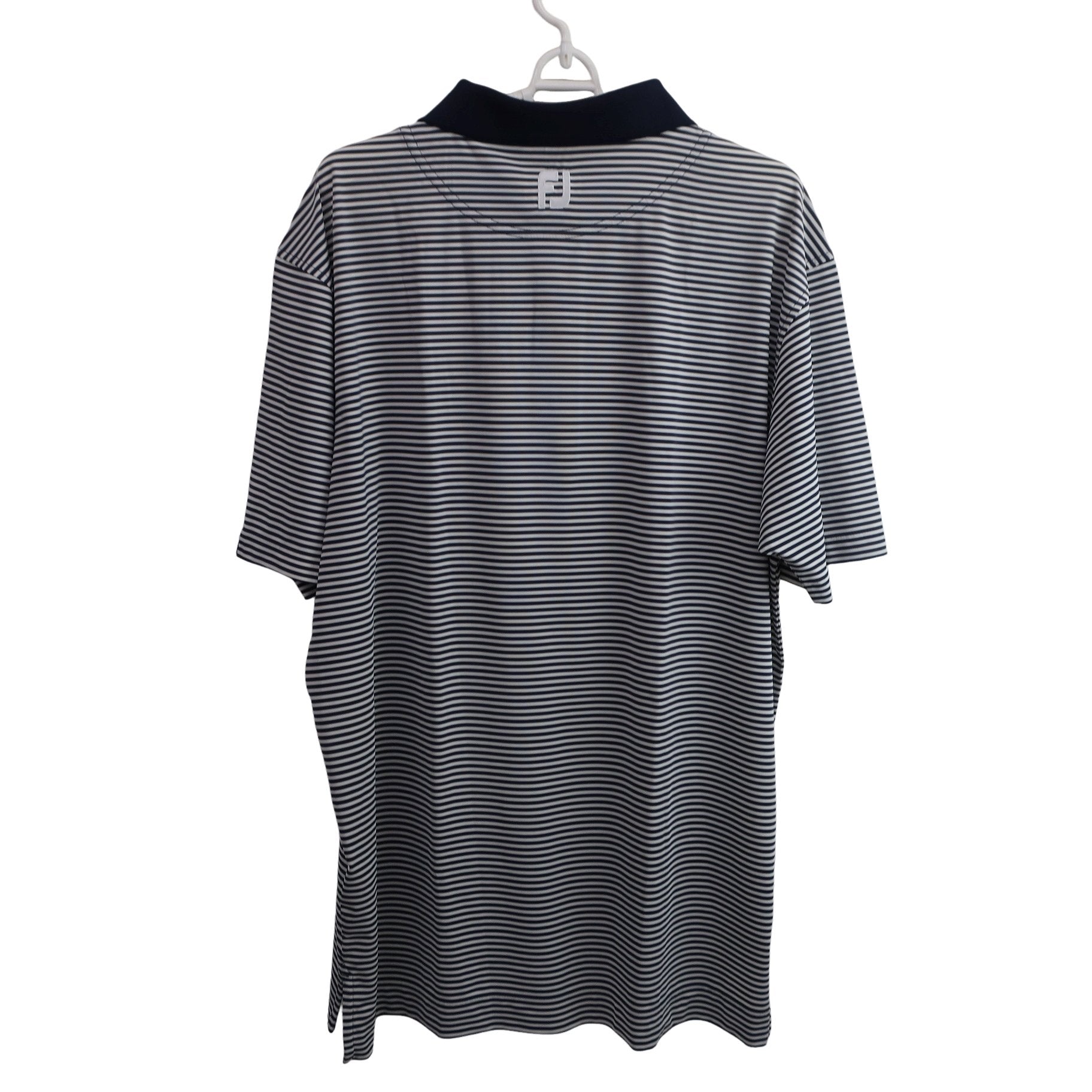FOOTJOY(フットジョイ) ポロシャツ ネイビー白ボーダー メンズ XXL A