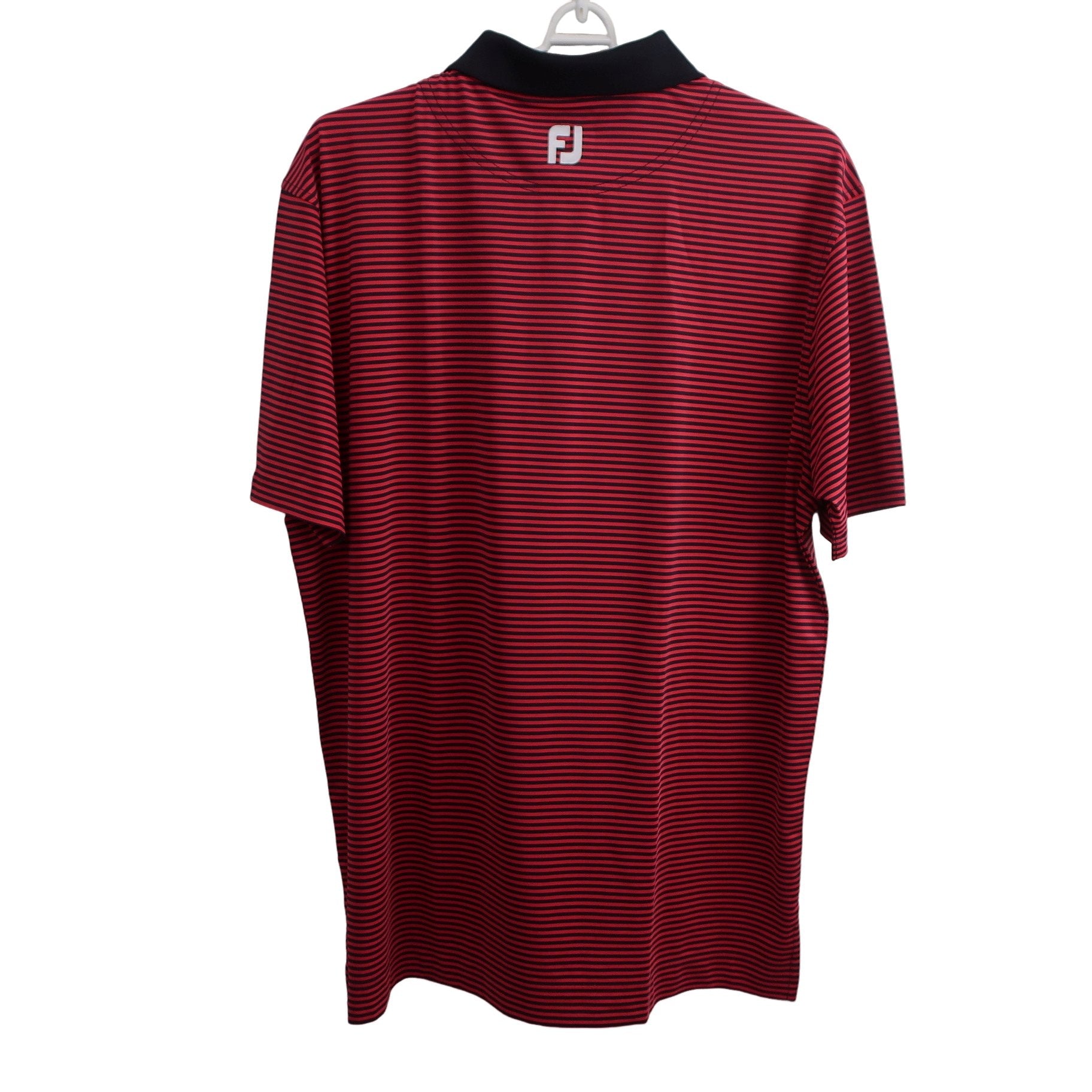 FOOTJOY(フットジョイ) ポロシャツ 赤ネイビーボーダー メンズ XXL A
