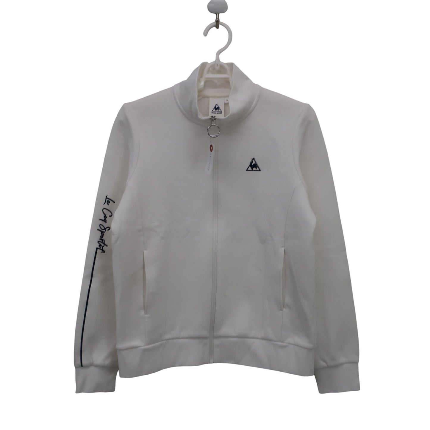 le coq sportif(ルコックスポルティフ) フルジップジャケット 白 レディース M A
