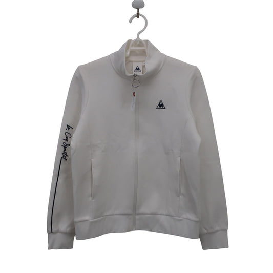 le coq sportif(ルコックスポルティフ) フルジップジャケット 白 レディース M A