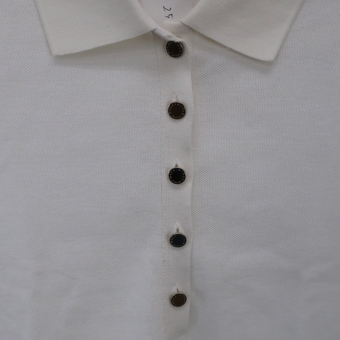 MACKINTOSH LONDON ポロシャツ 白 レディース 38 A