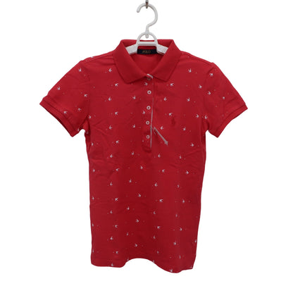 POLO GOLF(ポロゴルフ) ポロシャツ 赤 レディース M B