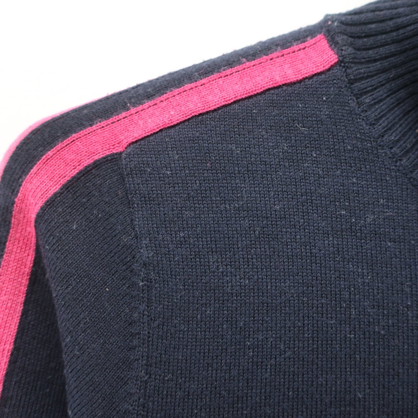 adidas(アディダス) ハイネックニットセーター ネイビー レディース M B