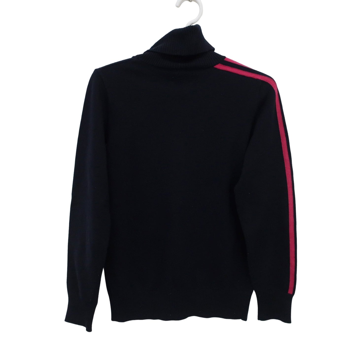 adidas(アディダス) ハイネックニットセーター ネイビー レディース M B