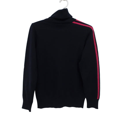 adidas(アディダス) ハイネックニットセーター ネイビー レディース M B