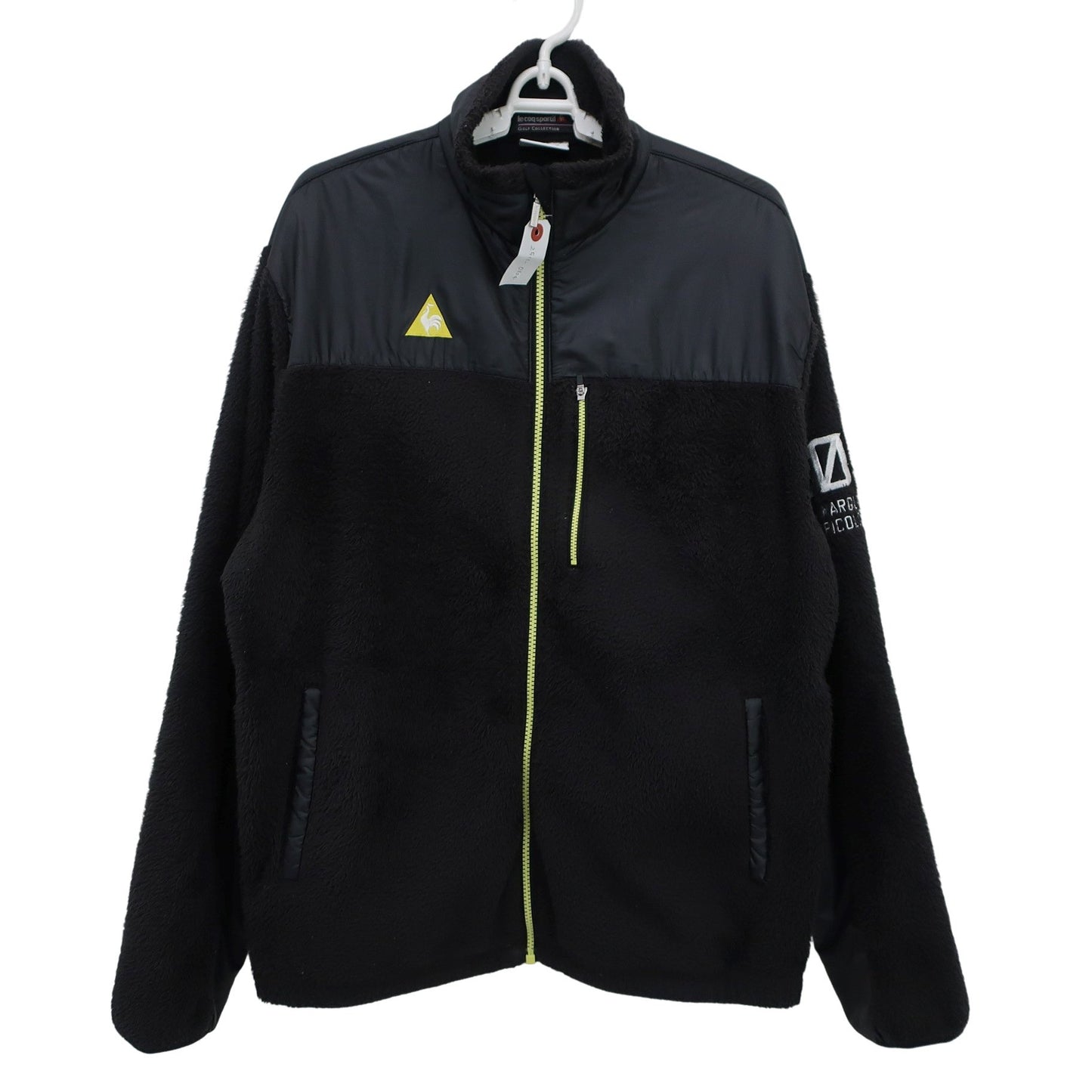 le coq sportif(ルコックスポルティフ) フリース切替ジャケット 黒 レディース LL B
