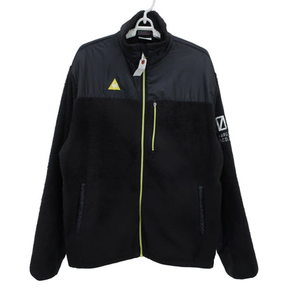 le coq sportif(ルコックスポルティフ) フリース切替ジャケット 黒 レディース LL B