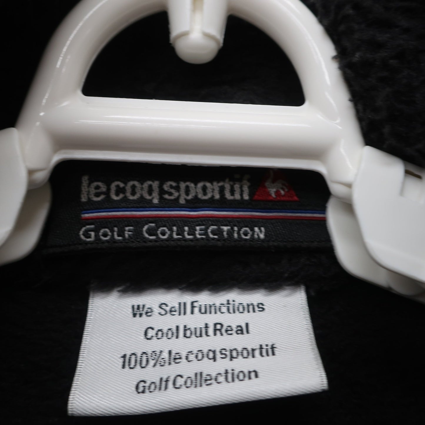 le coq sportif(ルコックスポルティフ) フリース切替ジャケット 黒 レディース LL B
