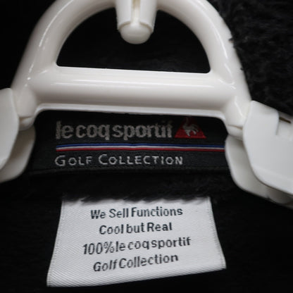 le coq sportif(ルコックスポルティフ) フリース切替ジャケット 黒 レディース LL B