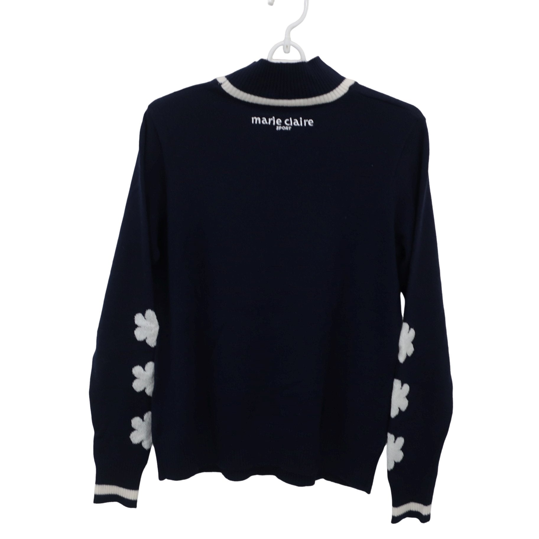 marie claire sport(マリ・クレール・スポーツ) ニットセーター ネイビー レディース M B
