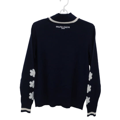 marie claire sport(マリ・クレール・スポーツ) ニットセーター ネイビー レディース M B