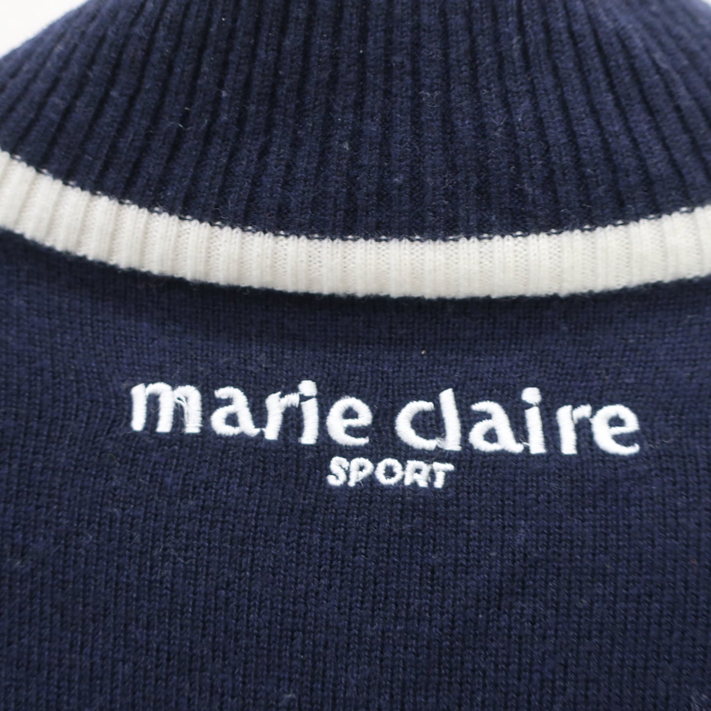 marie claire sport(マリ・クレール・スポーツ) ニットセーター ネイビー レディース M B